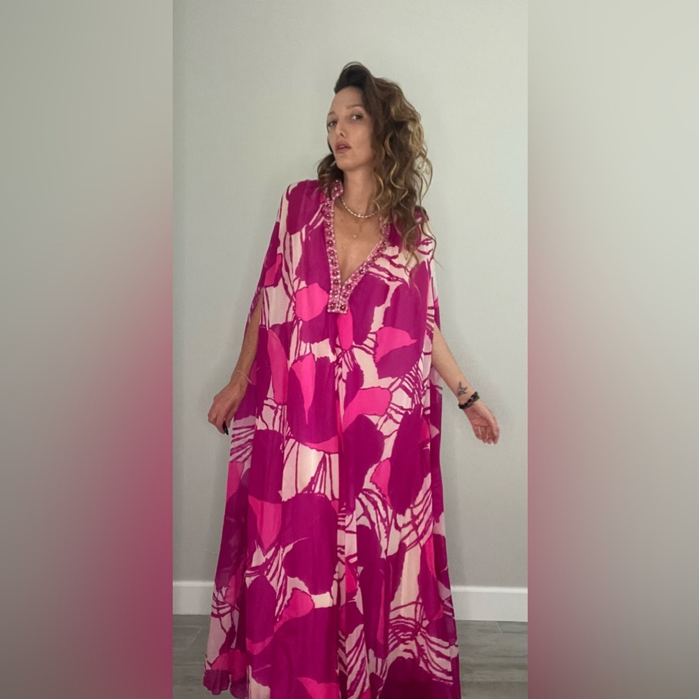 Hot Pink Vintage Goddess dress